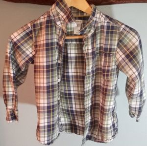 Carter's plaid shirt